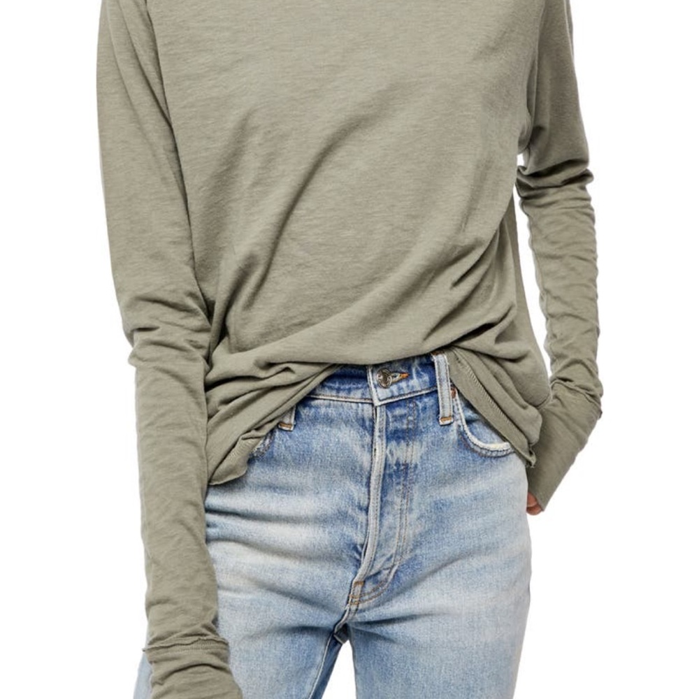 Free People We the Free Arden Extra Long Cotton Top